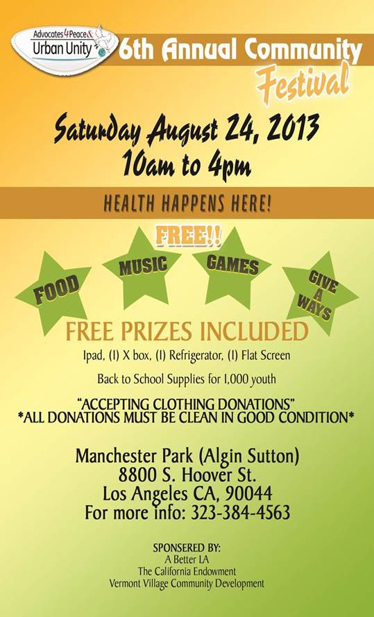 6th Annual Community Festival